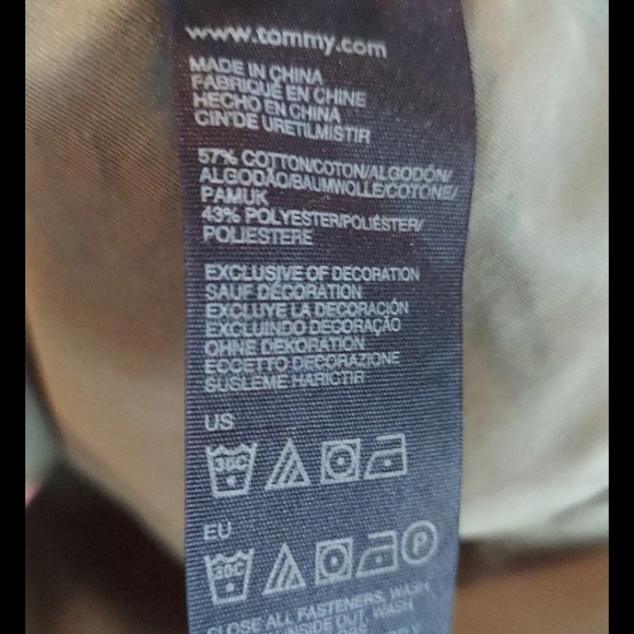 NWOT Tommy Hilfiger Ladies Utility Trench Coat Jacket Double Breasted LG 12 NEW! - Picture 7 of 8